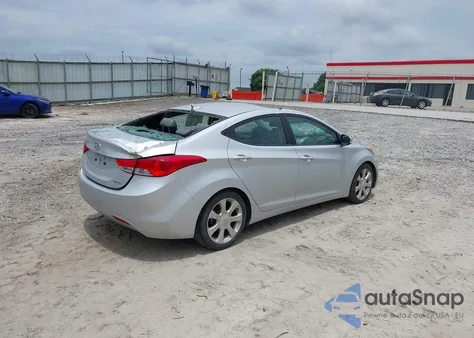 2012 Hyundai Elantra Limited (Ulsan Plant) из США, поврежденный, VIN KMHDH4AE5CU188258